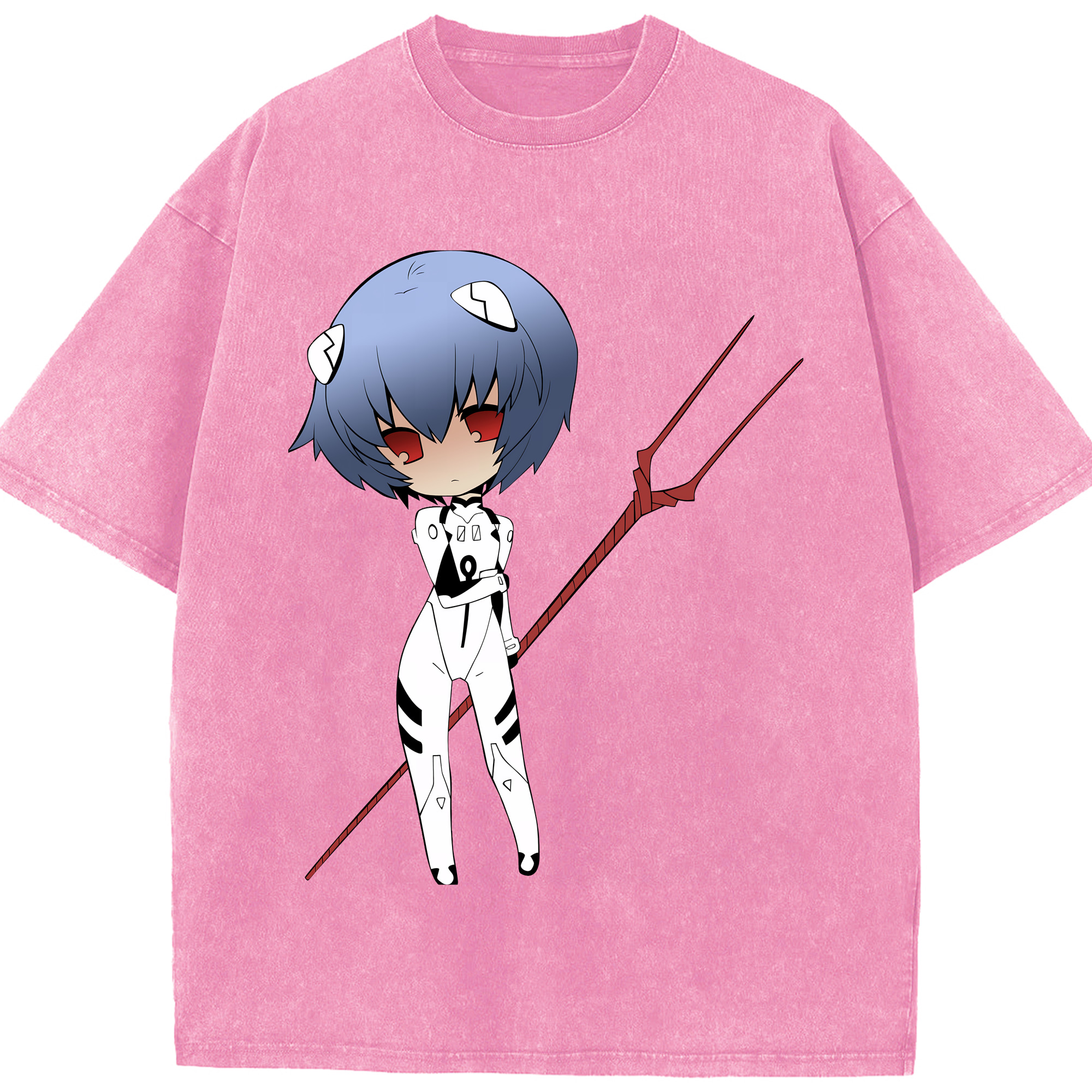 （画像用） EVA 新世紀エヴァンゲリオン 綿100% ヴィンテージ風 半袖Tシャツ（フロントプリント）